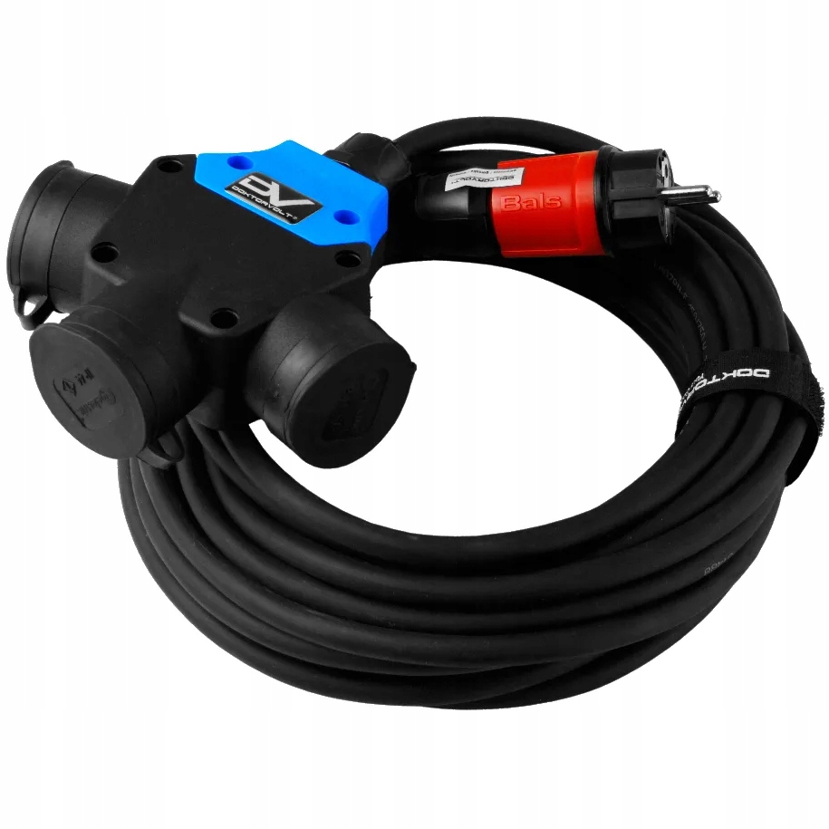 Przedłużacz Sieciowy Kabel Budowlany Gumowy OnPD 3x2,5mm2 IP44 16A 230V 10m