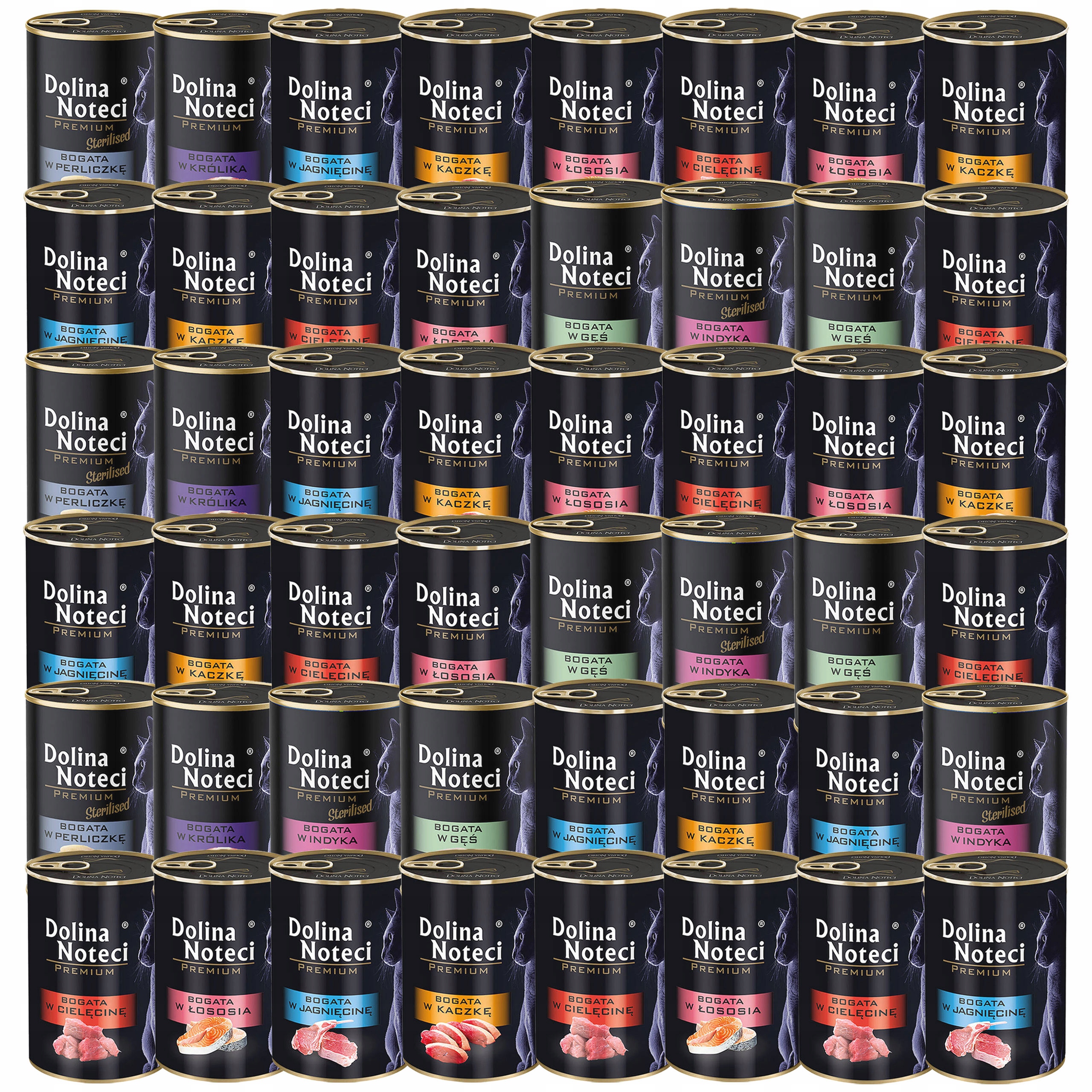 Levně Dolina Noteci Premium Mokré krmivo pro kočky Mix Chutí 48 x 400 g bez obilovin