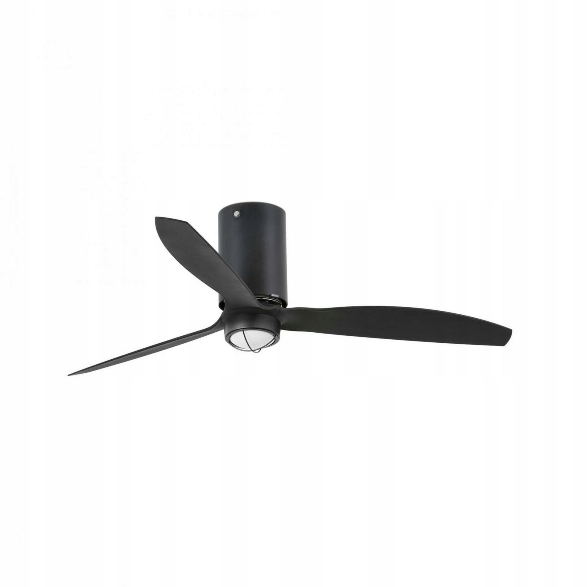 Faro Mini Tube Fan M Led čierny, stropný ventilátor s Led a DC motorom