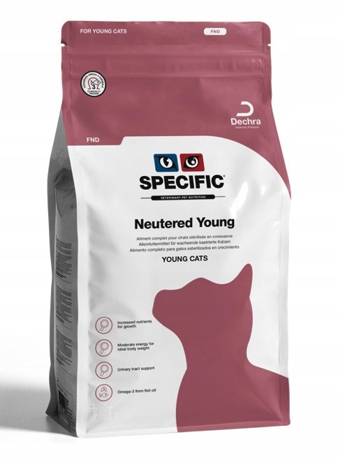 Levně Krmivo pro koťata koček po kastraci Neutered Young Fnd Specific 400 g
