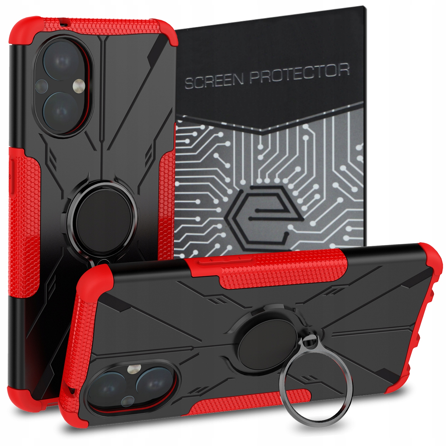 

Obudowa Etui Pancerne Szkło do Oppo Reno 7 Lite