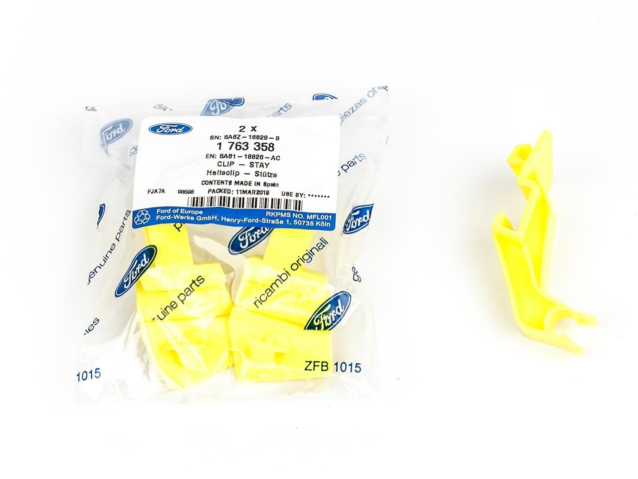 UCHWYT PODPORY MASKI ECOSPORT 17- FIESTA B-MAX Numer katalogowy części 8A61-16828-AC