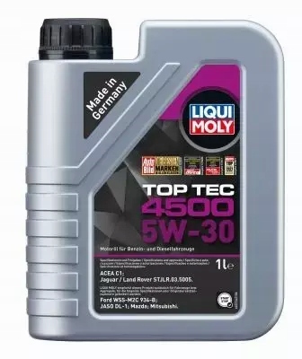 LIQUI MOLY TOP TEC 4500 5W30 C1 FORD 934B 8L Kod producenta 2317