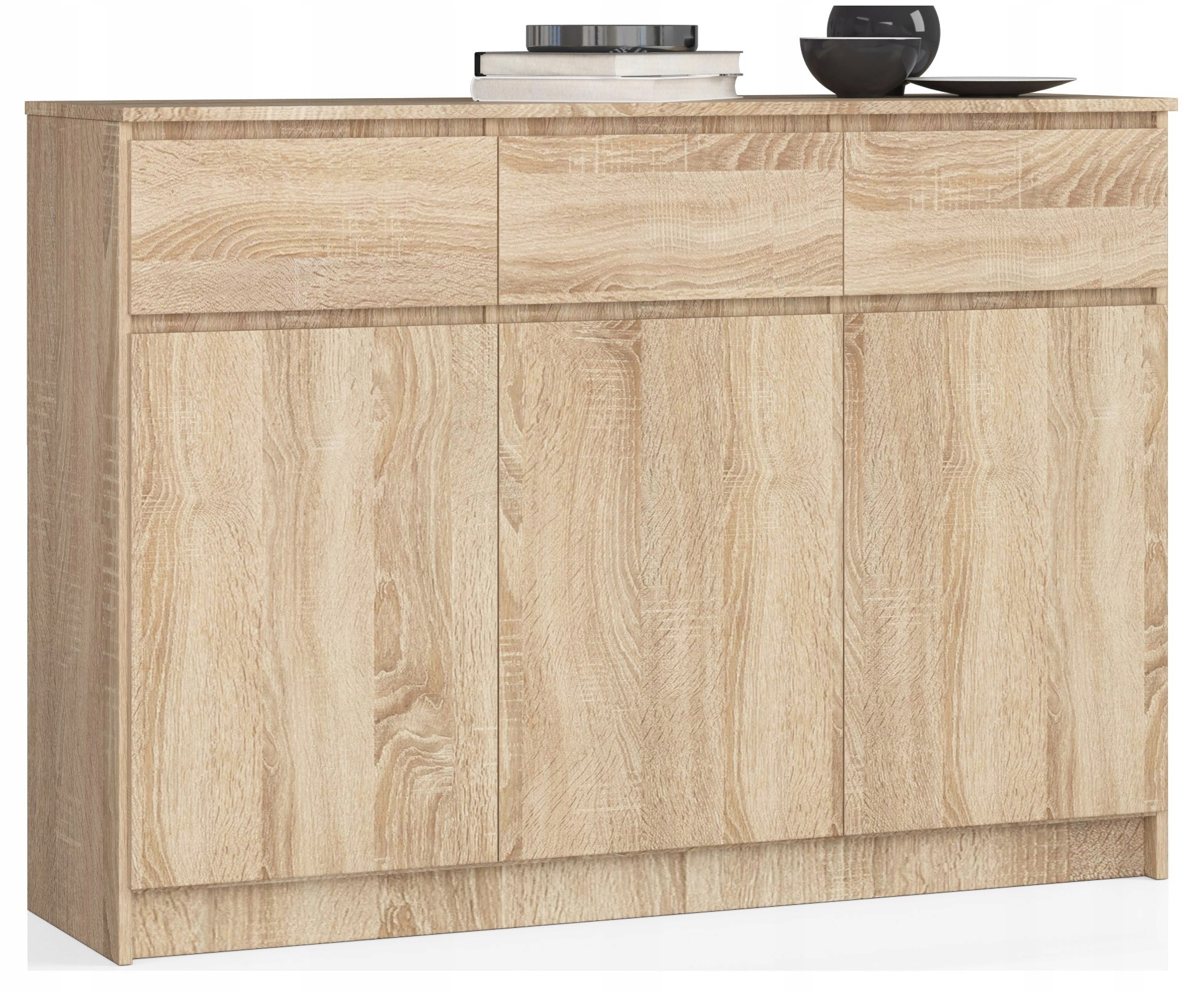 Komoda K140 3D 3SZ Clp Pk Dub Sonoma Akd