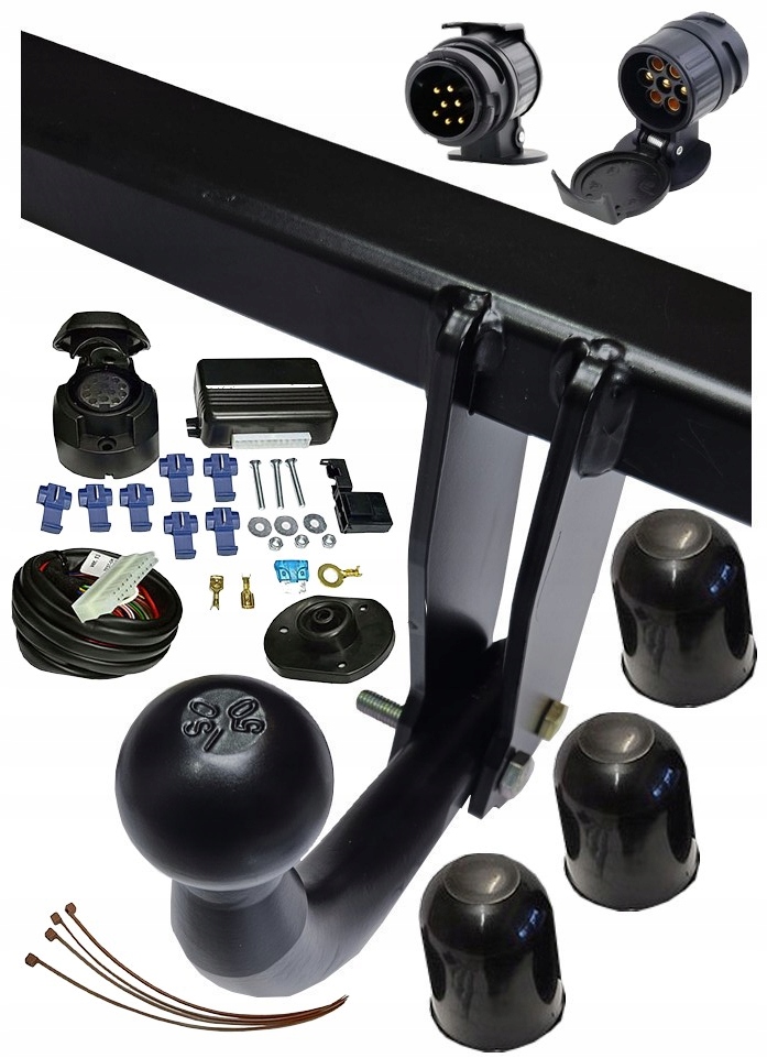 HAK HOLOWNICZY z MODUŁEM13PIN/7P OPEL ASTRA 4 J IV 2009-15 HATCHBACK 3/5d