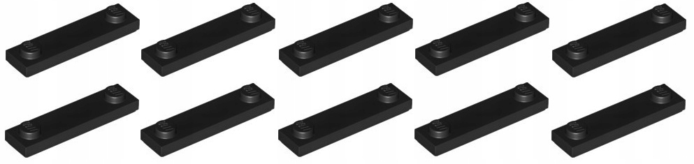 

Lego płytka 1x4 mod czarna 10 szt 41740 Nowa