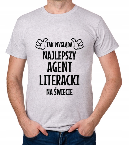 

koszulka Najlepszy Agent Literacki prezent