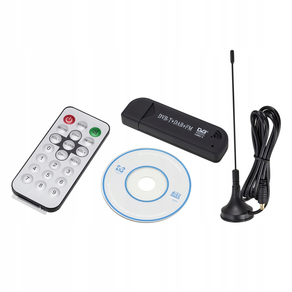 RTL2832U Tuner DVB-T USB 2.0 do TV i SDR Model 1