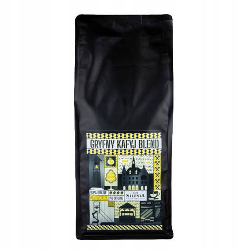 Levně káva Hard Beans Gryfny Kafyj 1000 g Espresso