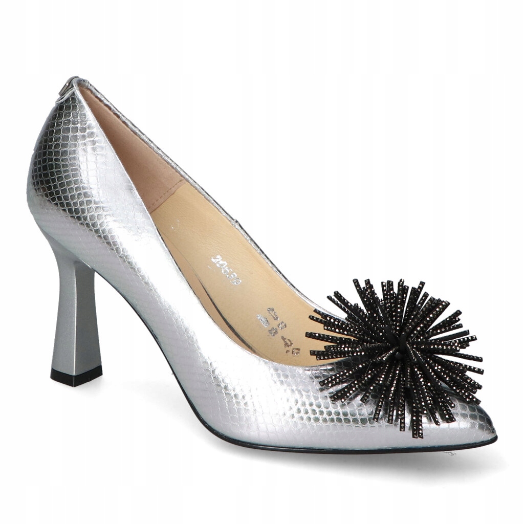 Boty Sala 20639/2373 Stříbrné lico 36