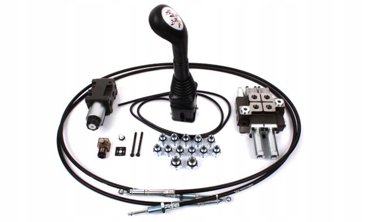 Zestaw rozdzielacz 2-sekcje joystick elektrozawór