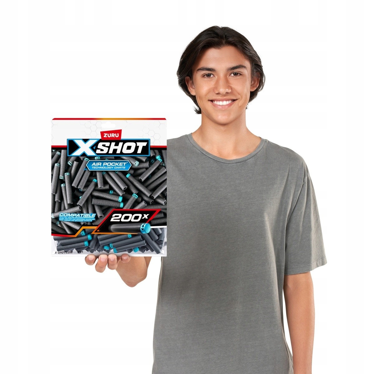ZURU X-Shot Strzałki Excel 200 sztuk Foliopak Stan opakowania oryginalne