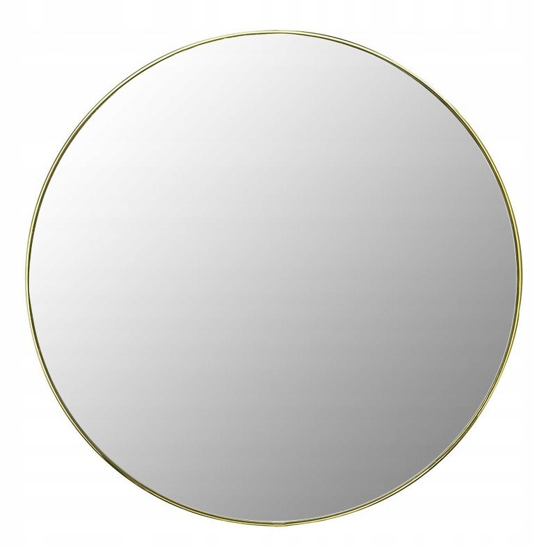 

Okrągłe Lustro 60 CM Złota Rama Gold Modne MR20G