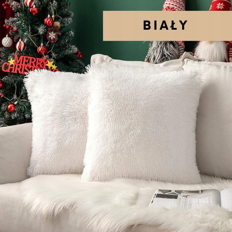 POSZEWKA ŚWIĄTECZNA PUCHATA DEKORACYJNA WŁOCHACZ Rodzaj zapięcia zamek błyskawiczny