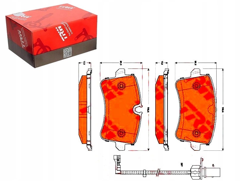 Brzdové Destičky Audi Zadní A8 2,0-6,3 Quattro 09- T