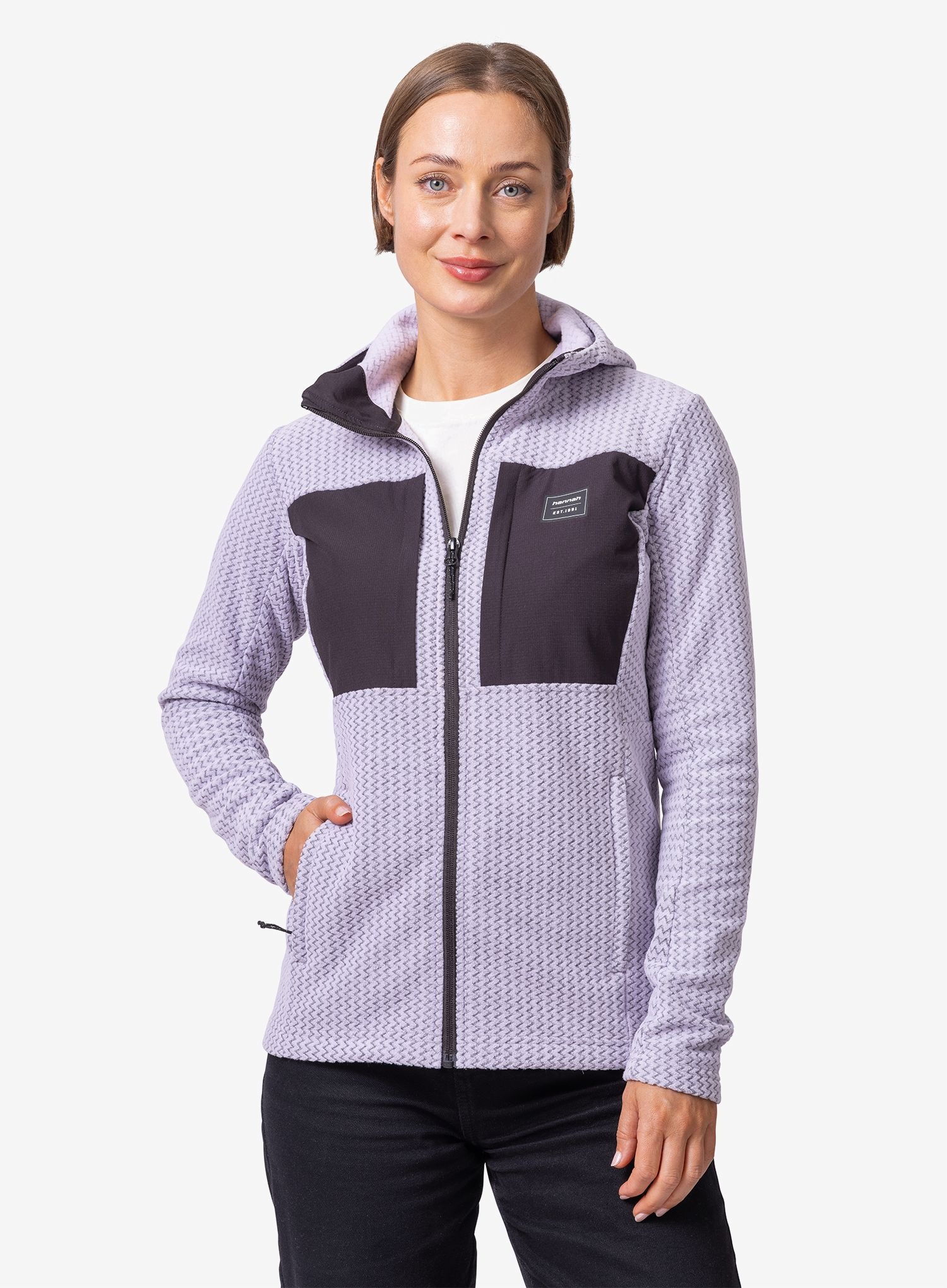 Bluza z kapturem damska Hannah River Hoody thistle L