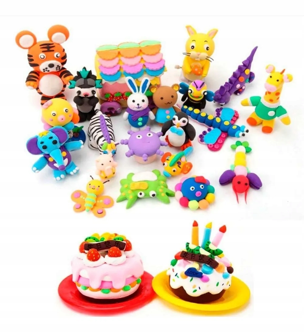 MASA PLASTYCZNA MAGICZNA PIANKOLINA SUPER CLAY 36 Wiek dziecka 3 lata +