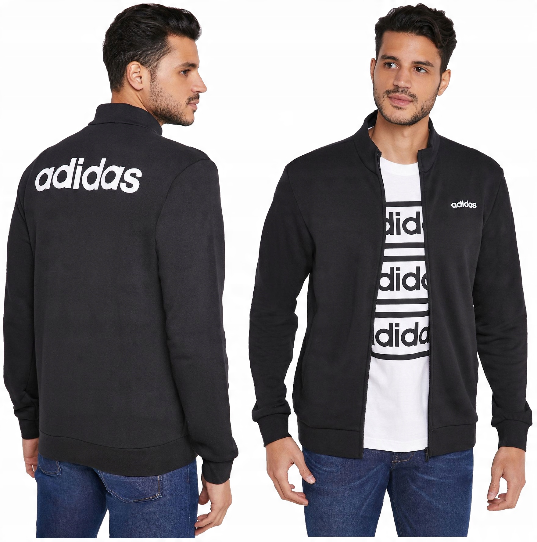 

Bluza Męska Adidas Rozpinana Dresowa Linear XL
