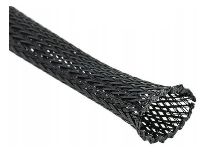 OPLOT NYLONOWY CZARNY 10mm NA PRZEWODY 9-15mm