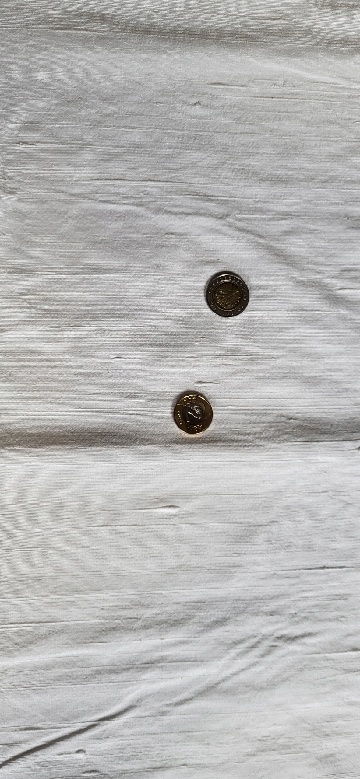 bílý indický hedvábný šantung