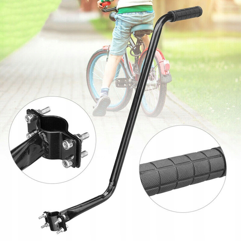 UCHWYT PROWADNIK RĄCZKA ROWERKA ROWERU DO NAUKI JAZDY NA ROWERZE PCHACZ KIJ Kod producenta #284