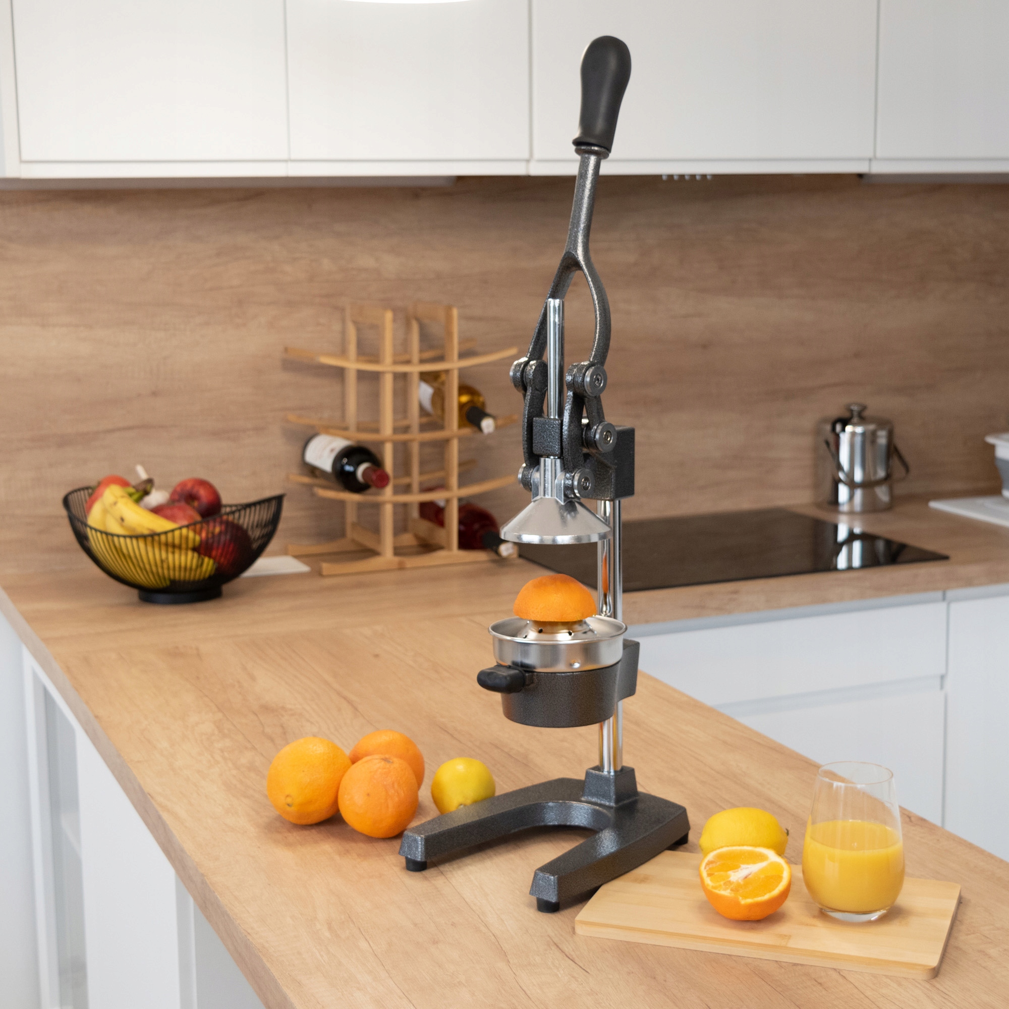 RĘCZNA WYCISKARKA DO SOKÓW OWOCÓW CYTRUSÓW CYTRYN PROFESJONALNA ŻELIWNA Marka inna