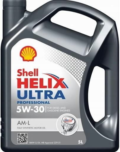 SHELL HELIX ULTRA PROFESSIONAL AM-L 5W30 5L Rodzaj syntetyczne