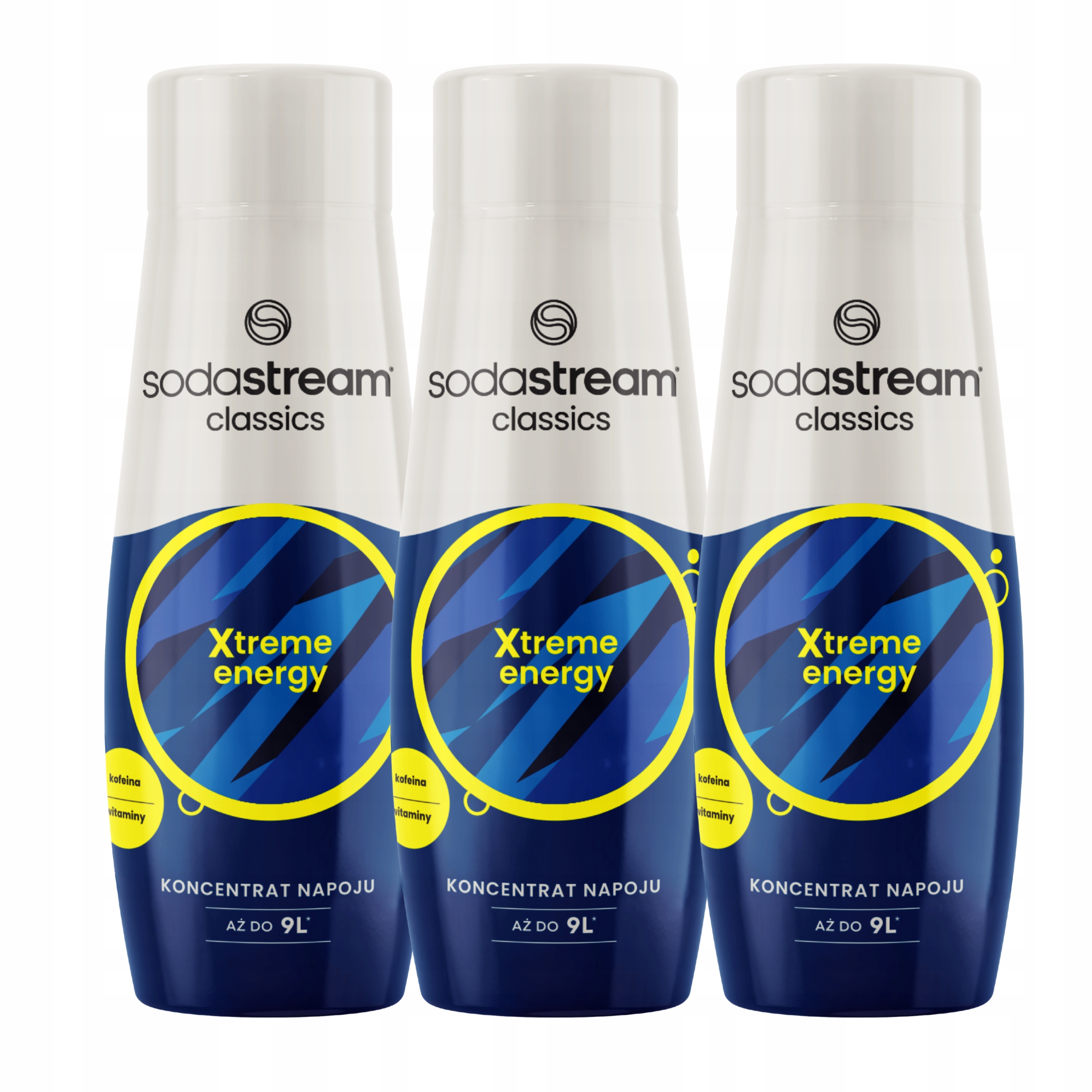 3x Koncentrát energetický nápoj sirup šťáva Sodastream Energy 440 ml