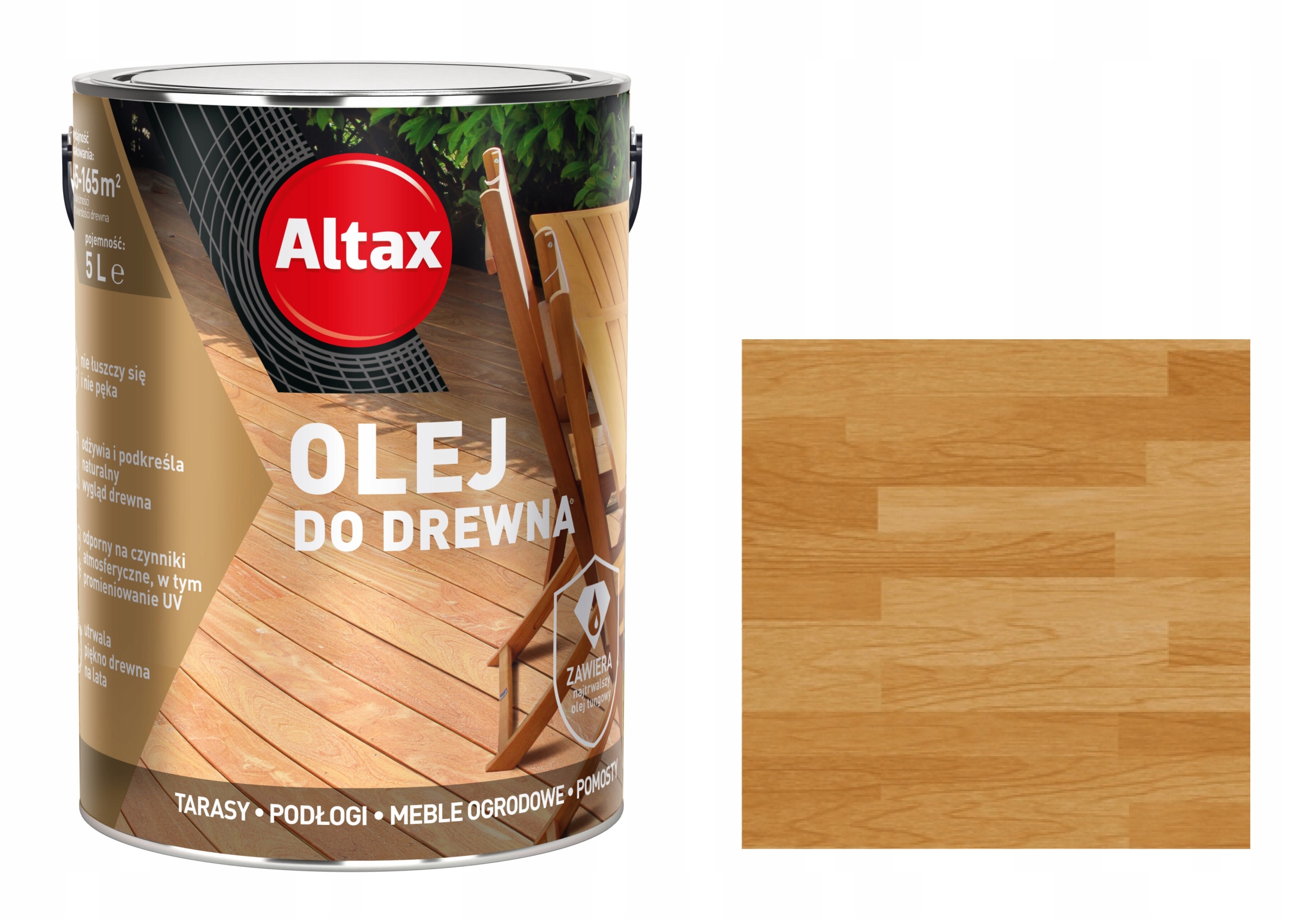 ALTAX OLEJ DO DREWNA - TARASÓW - 5L - DĄB