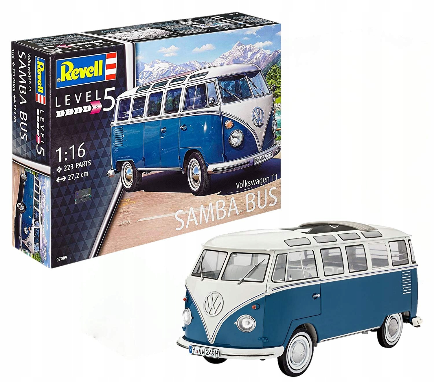 Revell Model Pro Slepení Bus Vw Typ 2 T1 Samba