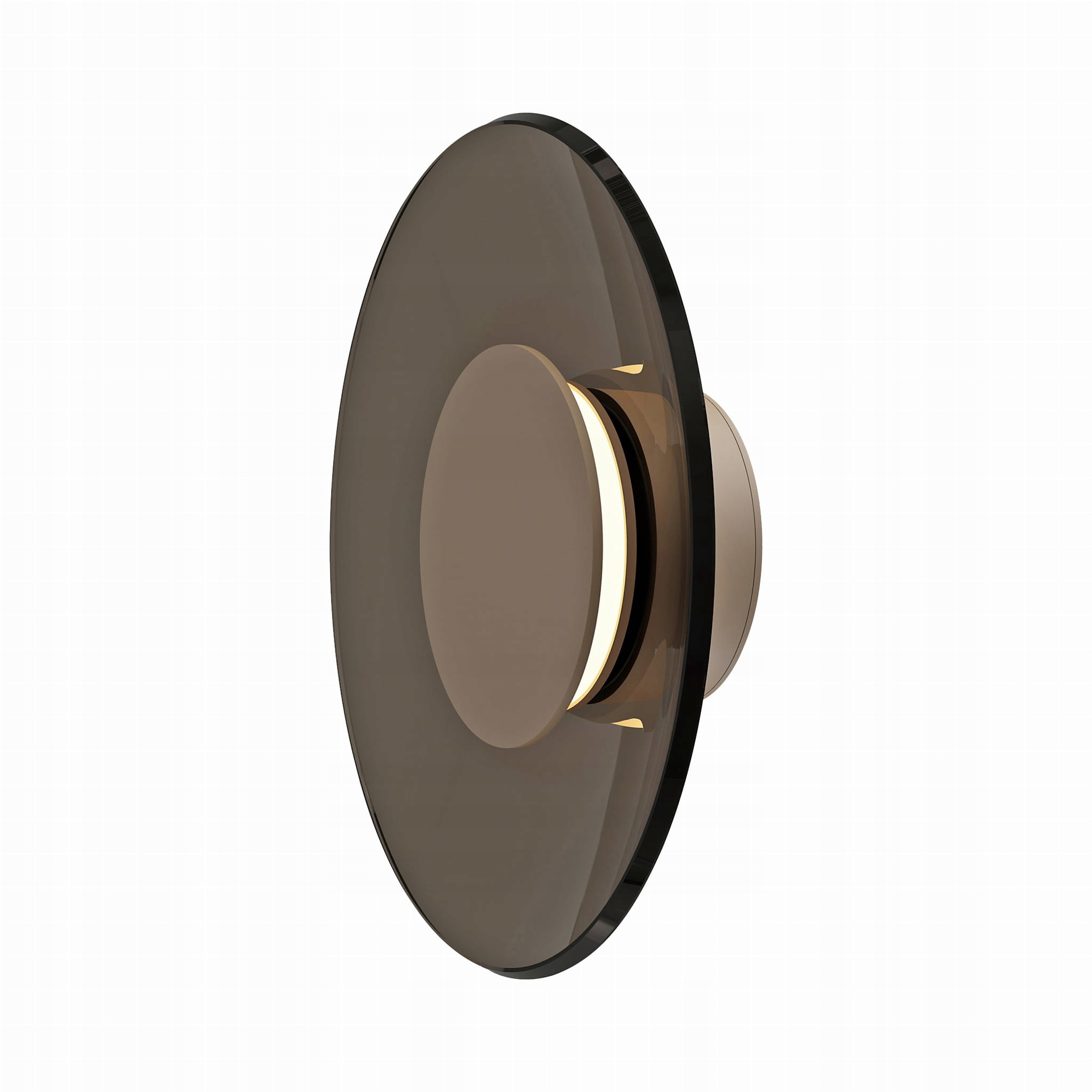 Nástenná lampa vo forme reproduktora vyčnievajúceho zo steny na chodbu Pure Moon