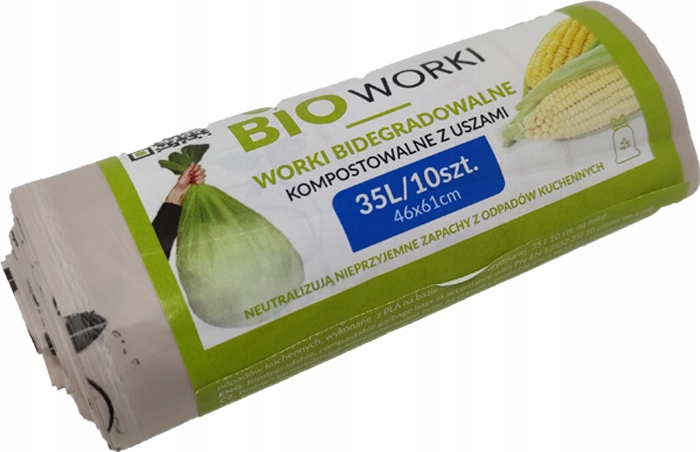 

Worki Kompostowalne Biodegradowalne Na Odpady 35L