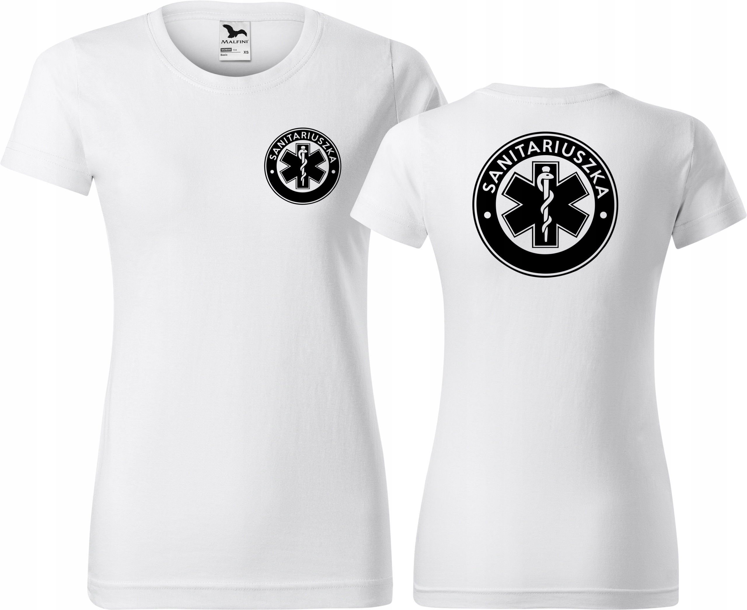 

Damska koszulka medyczna Sanitariuszka