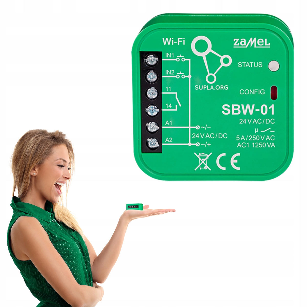 Moduł sterowania bramami WiFi Supla SBW-01 inteligentny dom smart home