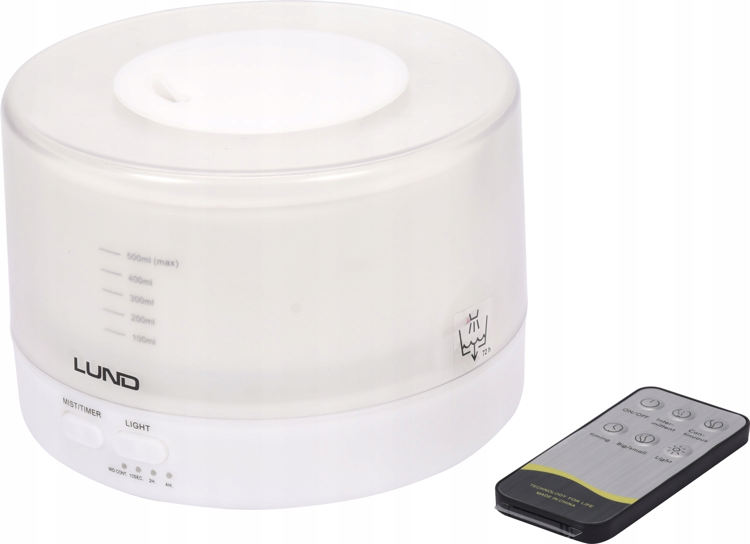 NAWILŻACZ POWIETRZA DYFUZOR ZAPACHOWY 500ml PILOT Rodzaj dyfuzor ultradźwiękowy