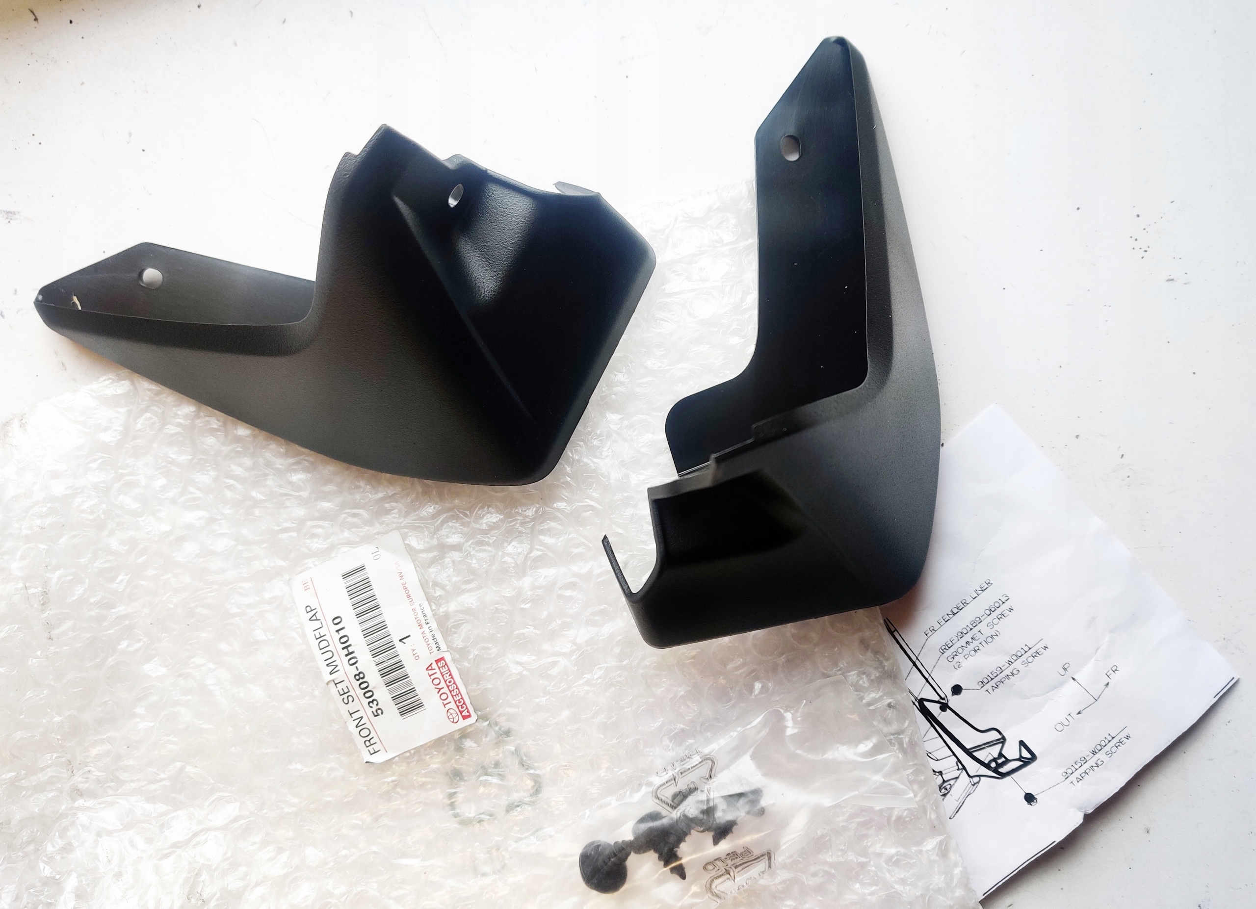 CHLAPACZE PRZÓD PRZEDNIE KOMPLET TOYOTA AYGO II NOWE ORYGINAŁ