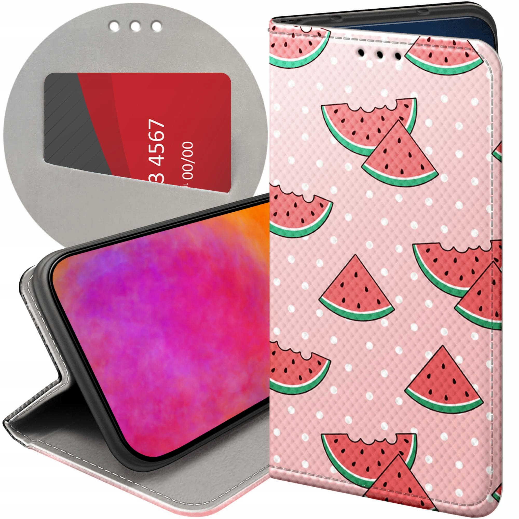 Etui Z Klapką Do Huawei P30 Pro Arbuz Z Arbuzem Melon Futerał Case