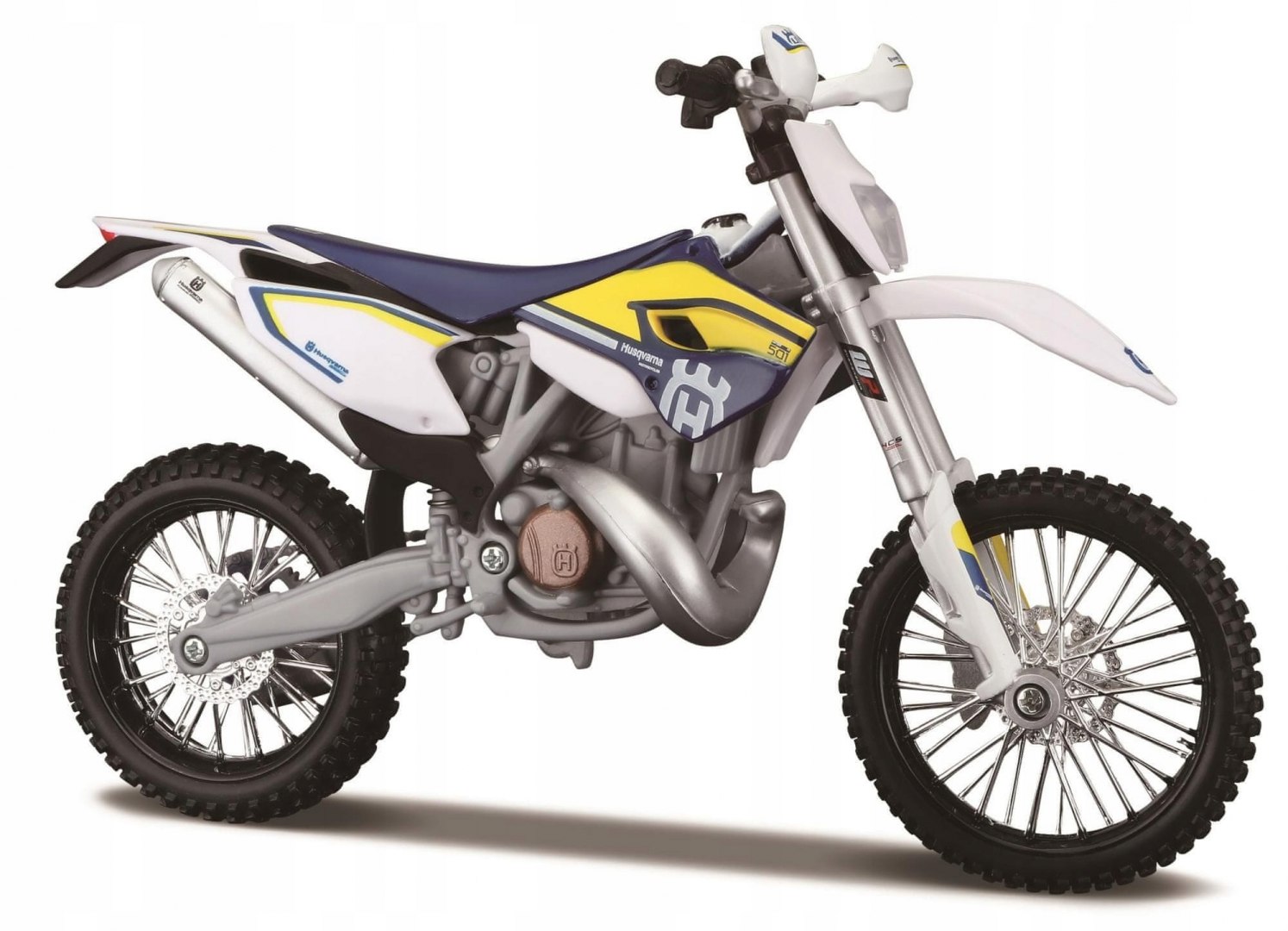 

Husqvarna Fe 501 motocykl model 1:12 Maisto