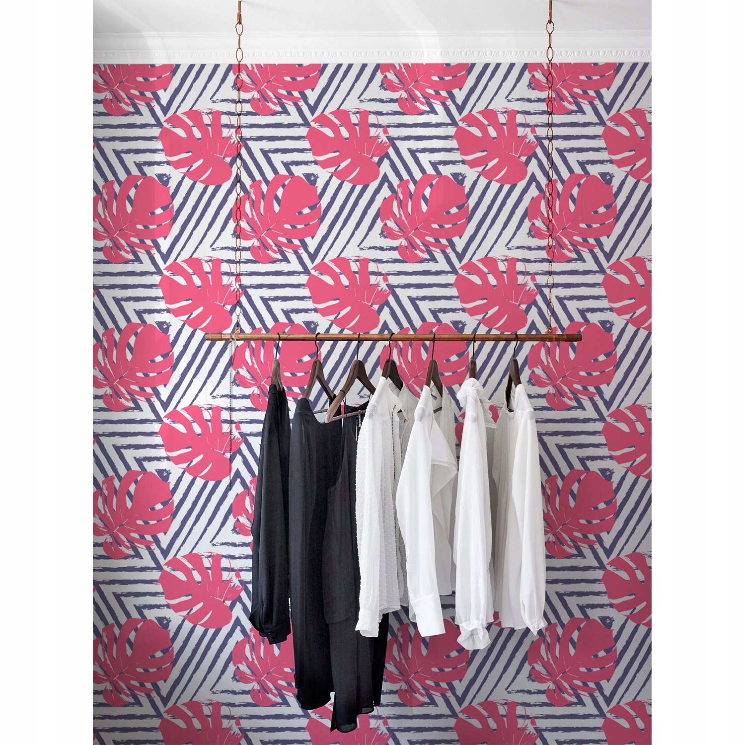 

Foto tapeta samoprzylepna Różowe liście 104x70 cm