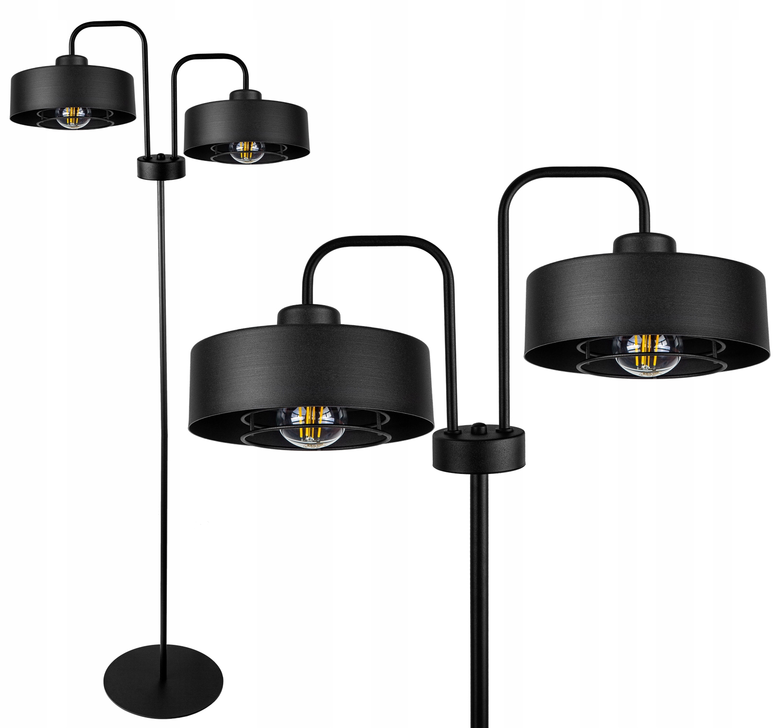 

Nowoczesna Lampa Stojąca Podłogowa Loft Edison Led
