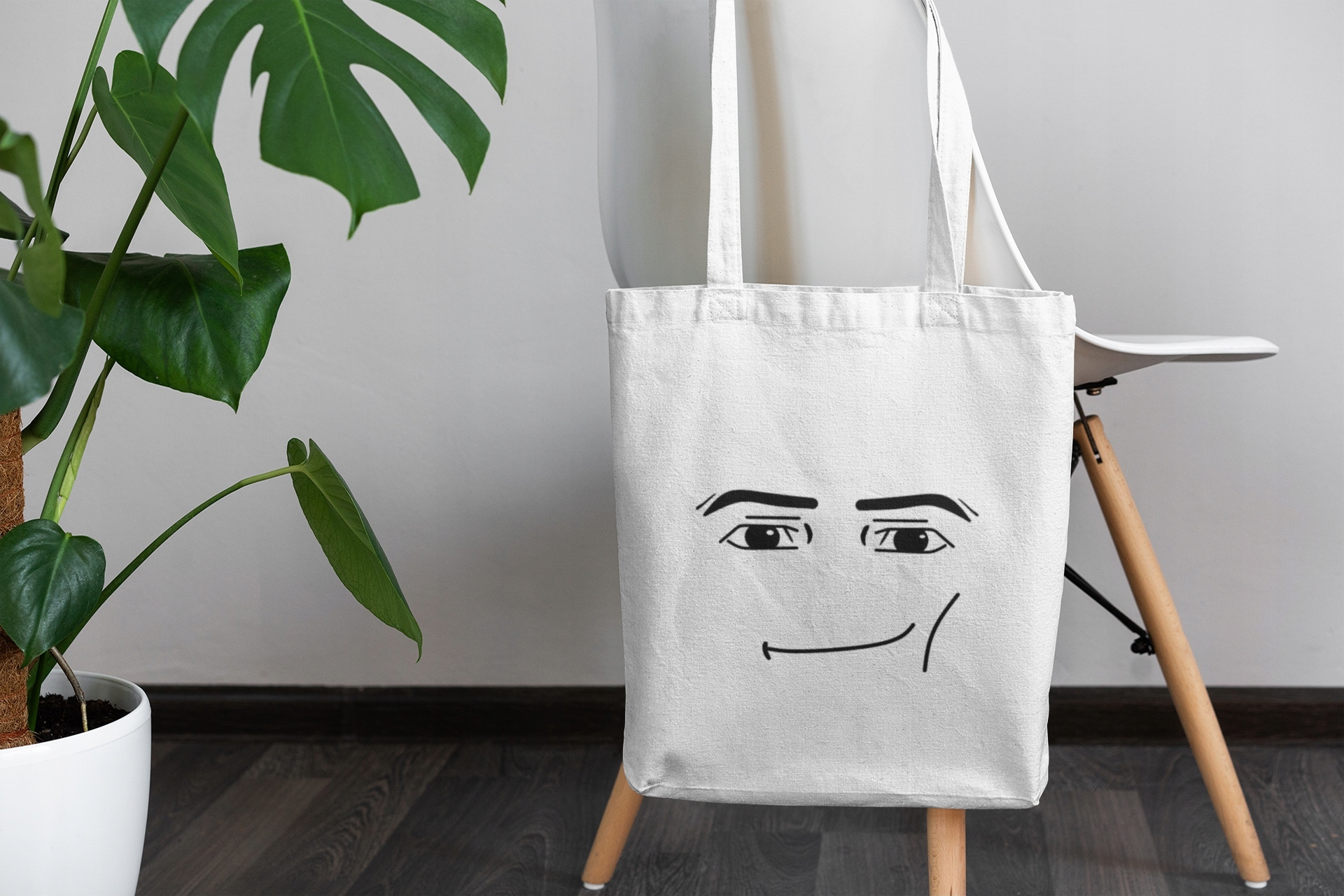 Torba Man Face Roblox Modna Biała Marka ZebraShop