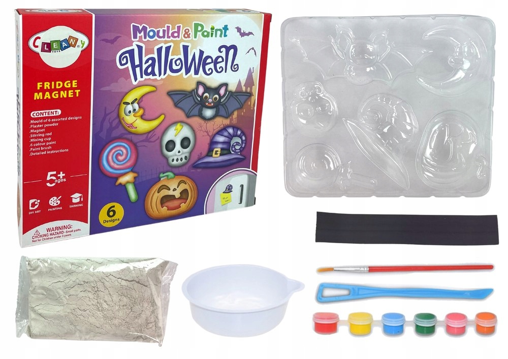 

Zestaw Diy Halloween Magnesy Odlewy Gipsowe Dynia