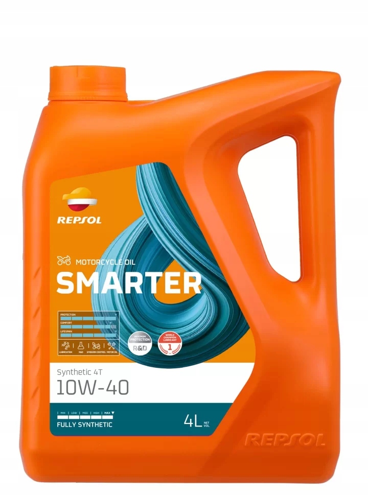 

Repsol Moto Sintetico 4T 10W40 4L Syntetyk Do 4T