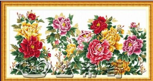 Křížková výšivka počítaná sada (kanva, mulina)