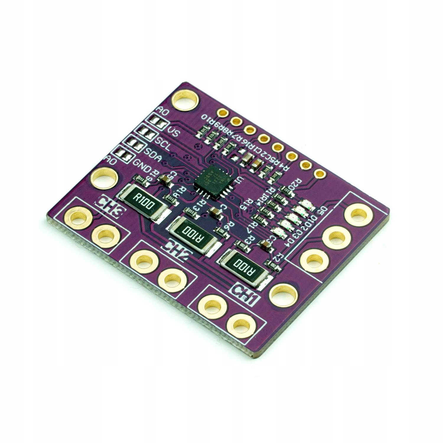 Moduł INA3221 pomiaru napięcia i natężenia 3 kanałowy I2C
