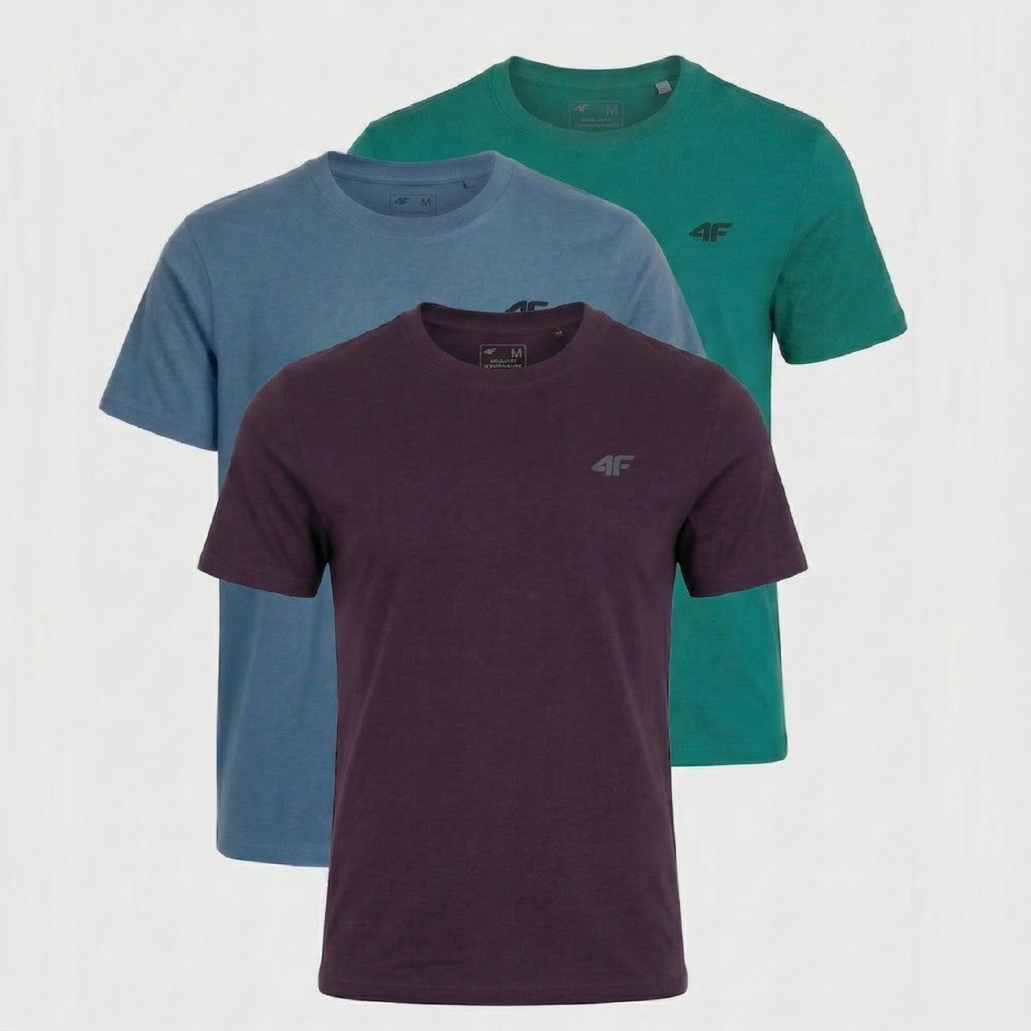 Pánské Tričko 4F Tričko Limitovaná Sada 3 Kusů XXL M3948 SS26