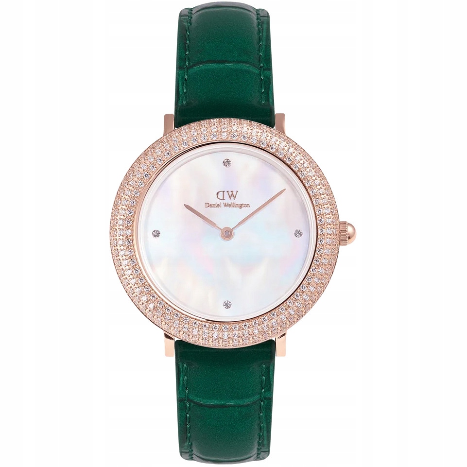 Dámské hodinky Daniel Wellington DW00100826 Zirkony zelené