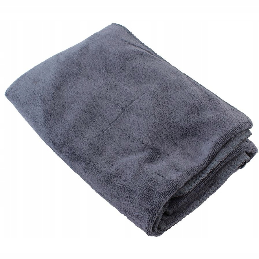 RĘCZNIK Z MIKROFIBRY 100 X 50CM SZARY