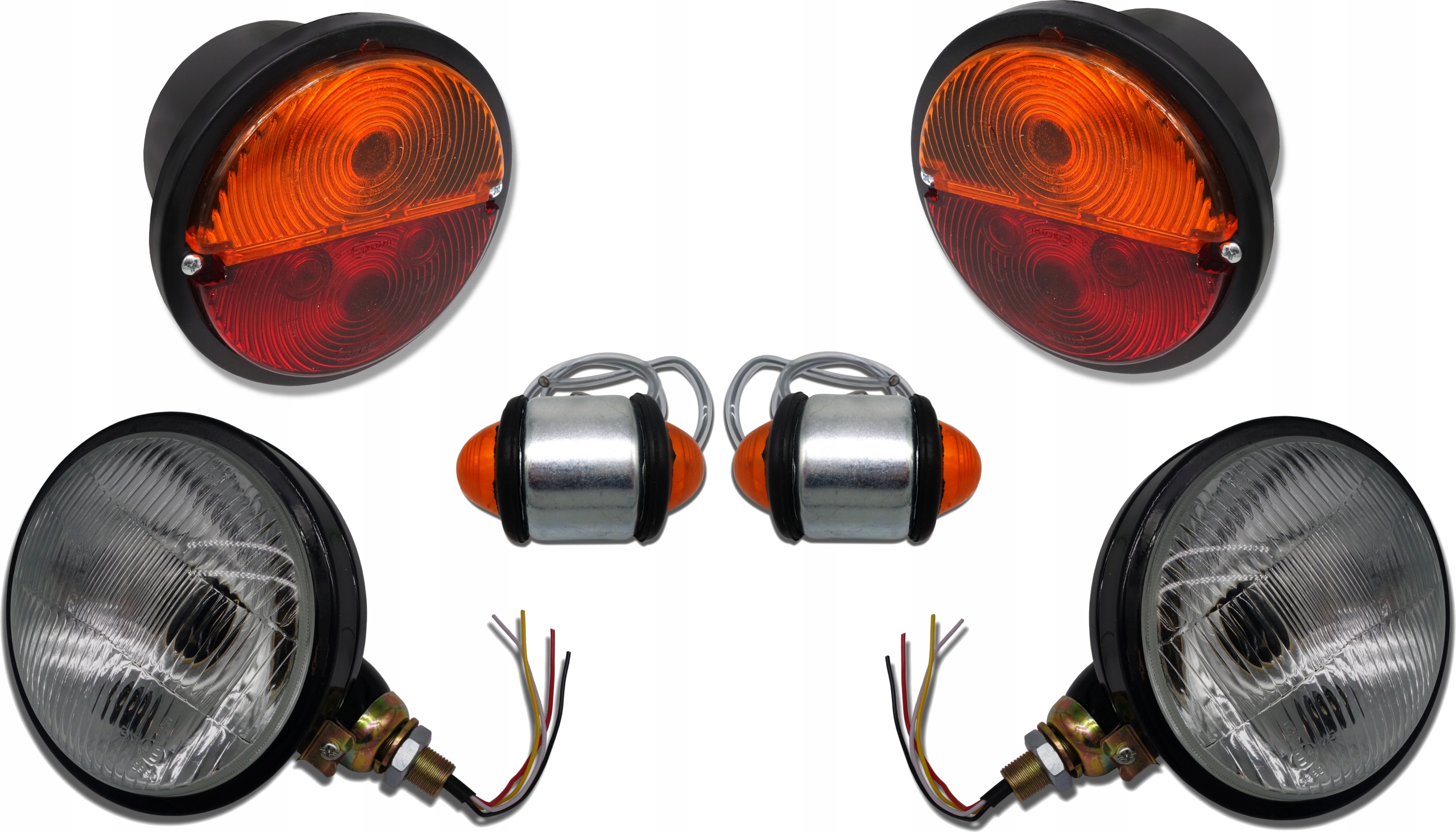 ZESTAW REFLEKTORY + LAMPY TYLNE ZESPOLONE + KIERUNKOWSKAZY NA BŁOTNIK C-330