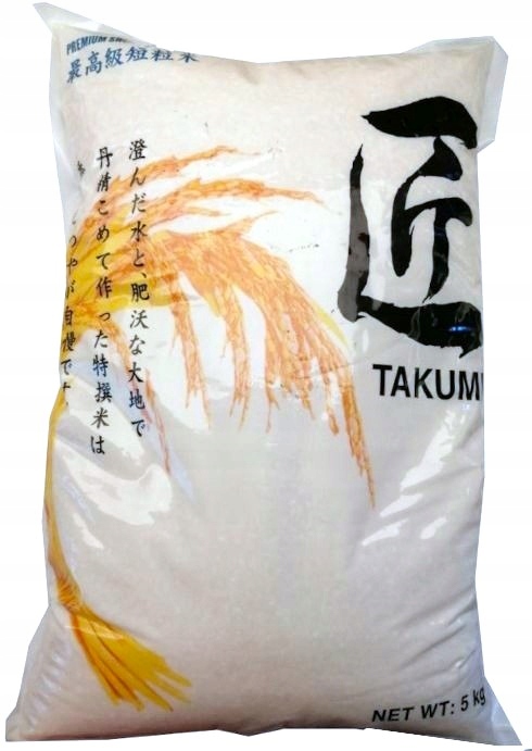 

Ryż do Sushi Takumi 5000 g Koshihikari 5 kg